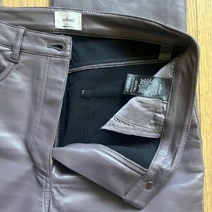 Aritzia Wilfred  vegan leather pants